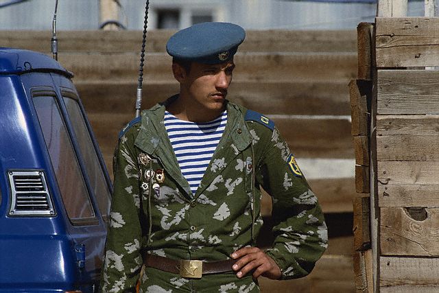 1988 год. Советский десантник в Кабуле.
