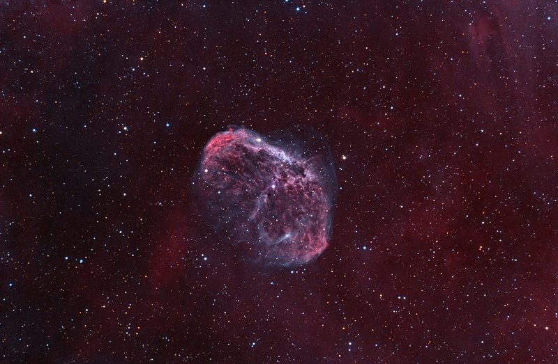 NGC6888 “Crescent” or “Medusa” nebula. 19.5 hours of exposition