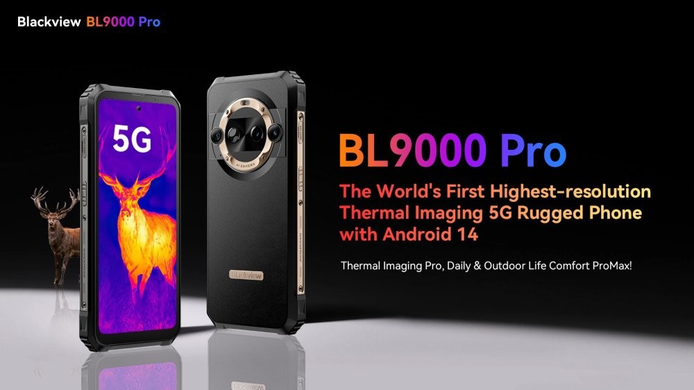 Защищенный смартфон BL9000 Pro с тепловизионным изображением FLIR® и 5G
